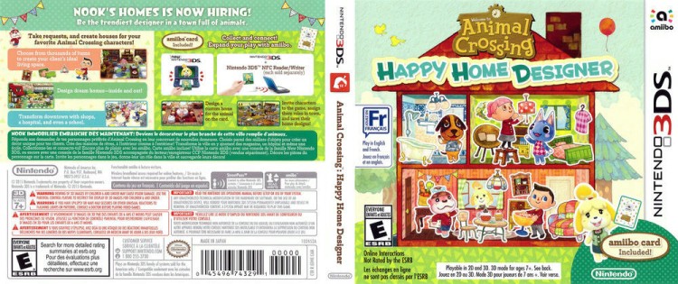 Animal Crossing: Happy Home Designer - Nintendo 3DS | VideoGameX