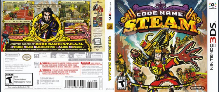 Code Name: S.T.E.A.M - Nintendo 3DS | VideoGameX