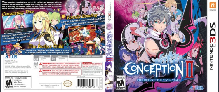 Conception II: Children of the Seven Stars - Nintendo 3DS | VideoGameX