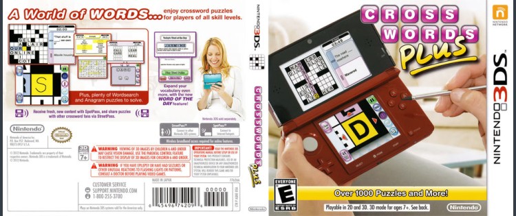 Crosswords Plus - Nintendo 3DS | VideoGameX