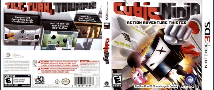 Cubic Ninja - Nintendo 3DS | VideoGameX
