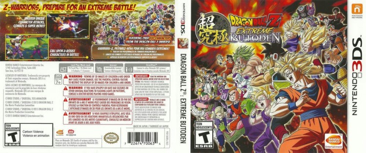 Dragon Ball Z: Extreme Butoden - Nintendo 3DS | VideoGameX