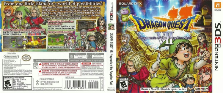 Dragon Quest VII: Fragments of the Forgotten Past - Nintendo 3DS | VideoGameX