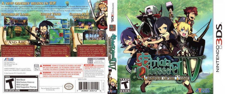 Etrian Odyssey IV: Legends of the Titan - Nintendo 3DS | VideoGameX