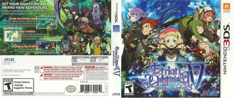 Etrian Odyssey V: Beyond the Myth - Nintendo 3DS | VideoGameX