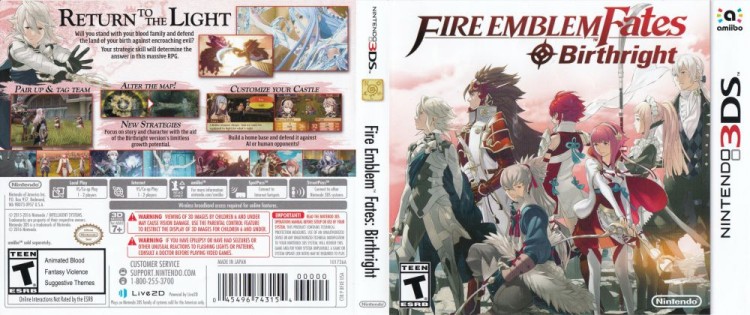 Fire Emblem Fates: Birthright - Nintendo 3DS | VideoGameX