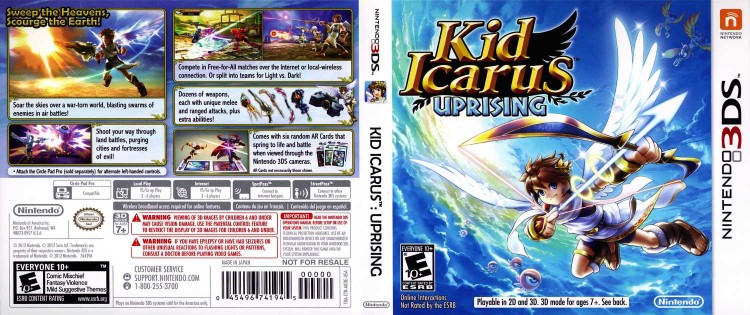 Kid Icarus Uprising - Nintendo 3DS | VideoGameX