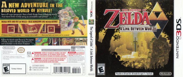 Legend of Zelda: A Link Between Worlds - Nintendo 3DS | VideoGameX