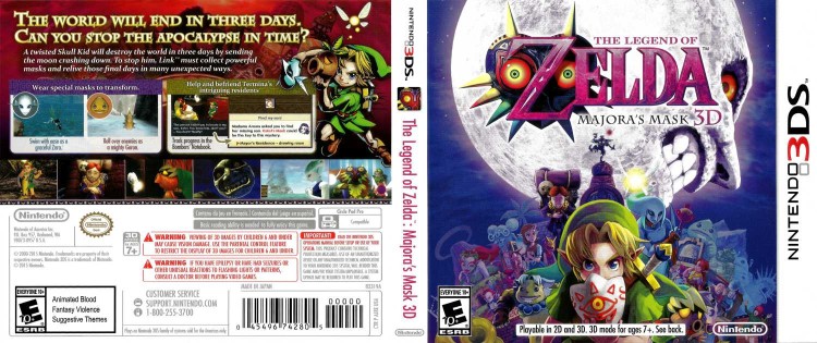Legend of Zelda: Majora's Mask 3D - Nintendo 3DS | VideoGameX