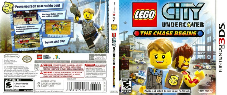 LEGO City Undercover: The Chase Begins - Nintendo 3DS | VideoGameX