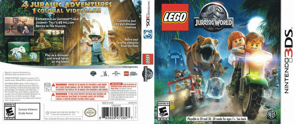 3DS Nintendo - VideoGameX World | LEGO Jurassic