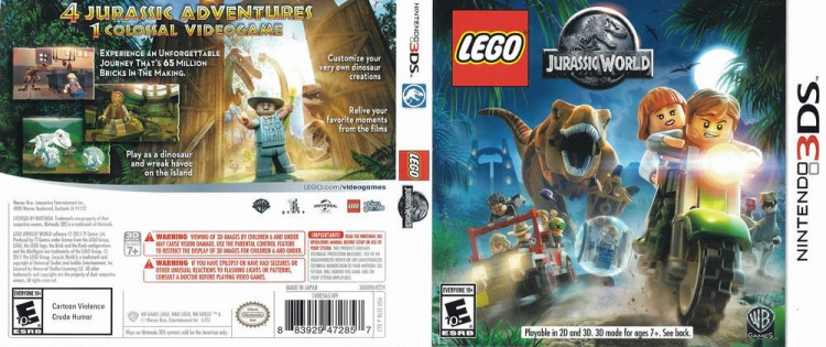 LEGO Jurassic World - Nintendo 3DS | VideoGameX