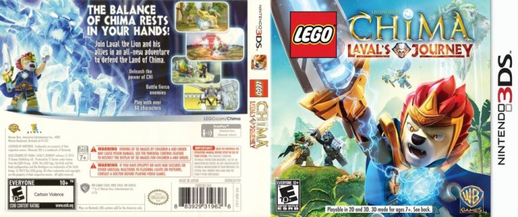 LEGO Legends of Chima: Laval's Journey - Nintendo 3DS | VideoGameX
