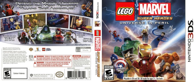 LEGO Marvel Super Heroes - Universe in Peril - Nintendo 3DS | VideoGameX