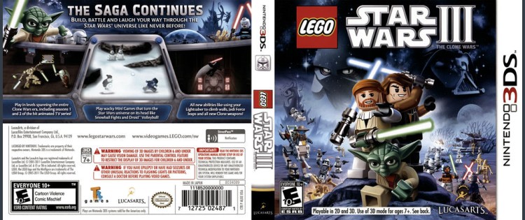 LEGO Star Wars III: The Clone Wars - Nintendo 3DS | VideoGameX