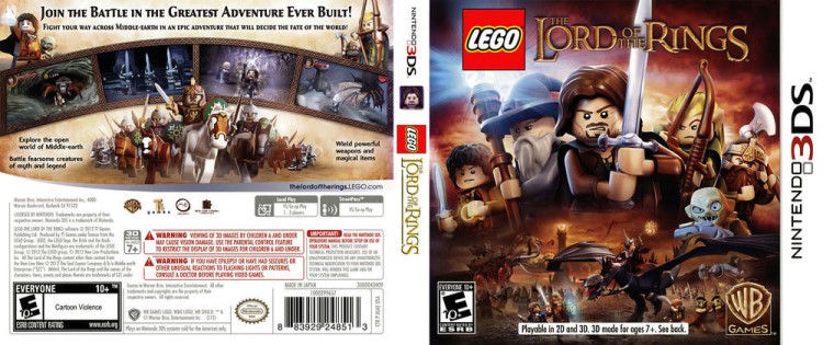 LEGO: The Lord of the Rings - Nintendo 3DS | VideoGameX
