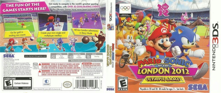 Mario & Sonic at the London 2012 Olympic Games - Nintendo 3DS | VideoGameX
