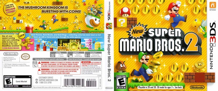 New Super Mario Bros 2 - Nintendo 3DS | VideoGameX