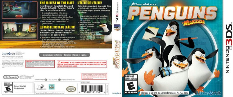 Penguins of Madagascar - Nintendo 3DS | VideoGameX