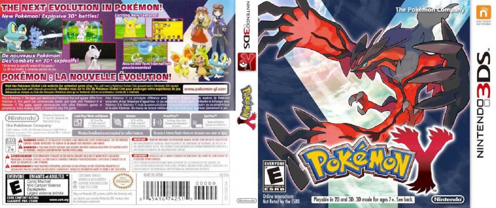 En god ven uberørt halvkugle Pokémon Y - Nintendo 3DS | VideoGameX