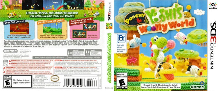 Poochy & Yoshi's Woolly World - Nintendo 3DS | VideoGameX