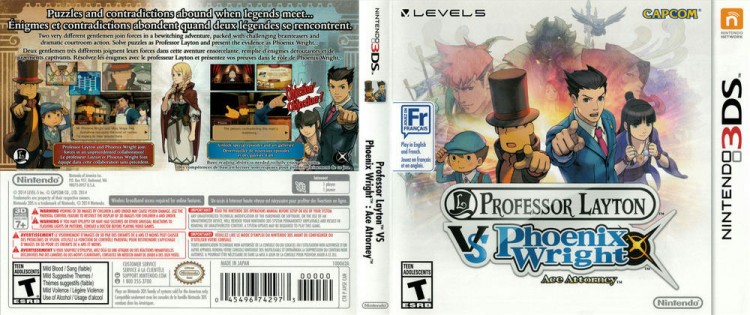 Professor Layton vs. Phoenix Wright Ace Attorney - Nintendo 3DS | VideoGameX