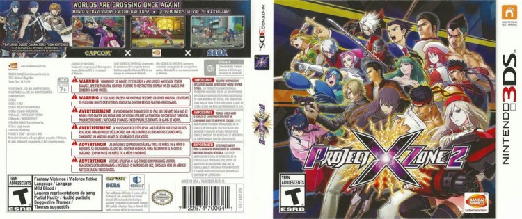 Project X Zone 2 - Nintendo 3DS | VideoGameX