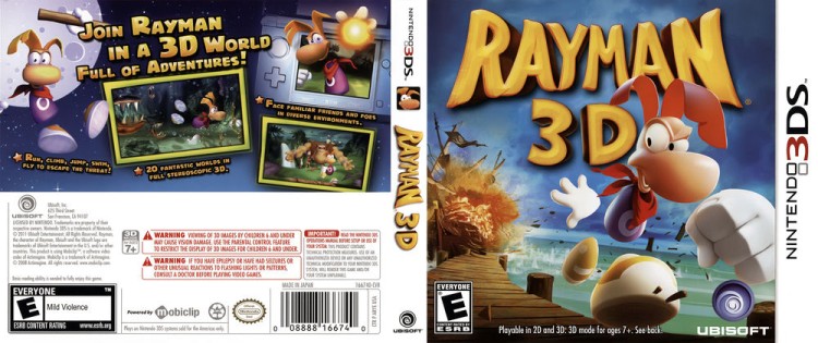 Rayman 3D - Nintendo 3DS | VideoGameX
