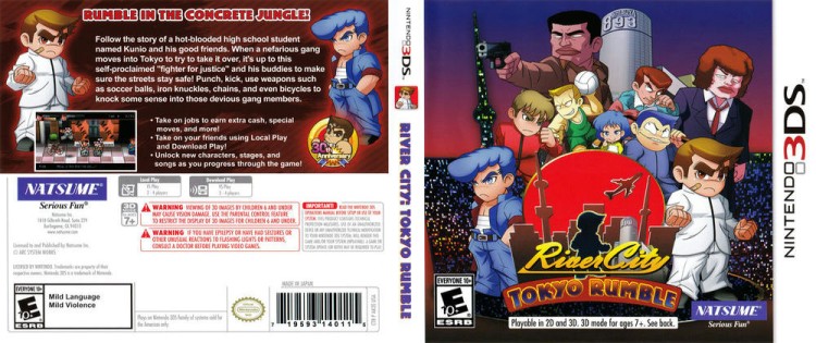River City: Tokyo Rumble - Nintendo 3DS | VideoGameX