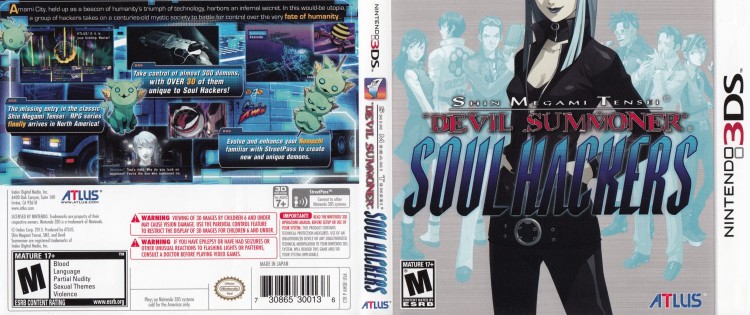 Shin Megami Tensei: Devil Summoner - Soul Hackers - Nintendo 3DS | VideoGameX