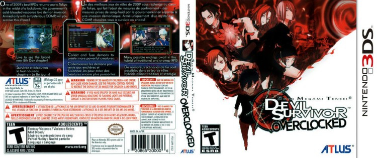 Shin Megami Tensei: Devil Survivor Overclocked - Nintendo 3DS | VideoGameX