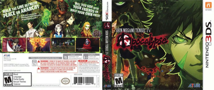 Shin Megami Tensei IV: Apocalypse - Nintendo 3DS | VideoGameX