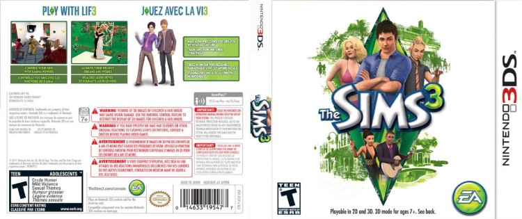 Sims 3 - Nintendo 3DS | VideoGameX