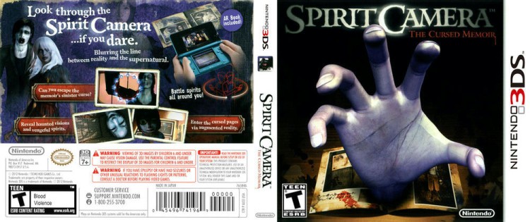 Spirit Camera: The Cursed Memoir - Nintendo 3DS | VideoGameX