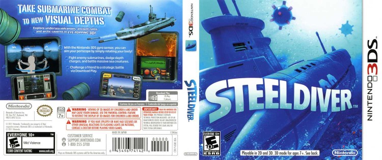 Steel Diver - Nintendo 3DS | VideoGameX