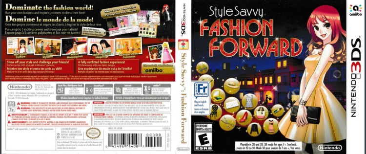 Style Savvy: Fashion Forward - Nintendo 3DS | VideoGameX