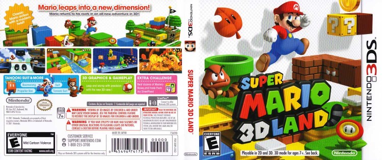 Super Mario 3D Land - Nintendo 3DS | VideoGameX