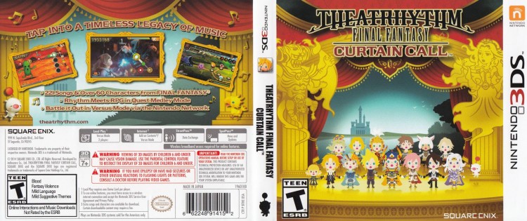 Theatrhythm Final Fantasy: Curtain Call - Nintendo 3DS | VideoGameX