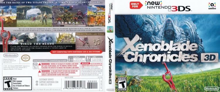 Xenoblade Chronicles - Nintendo 3DS | VideoGameX