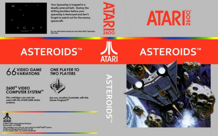 Asteroids - Atari 2600 | VideoGameX
