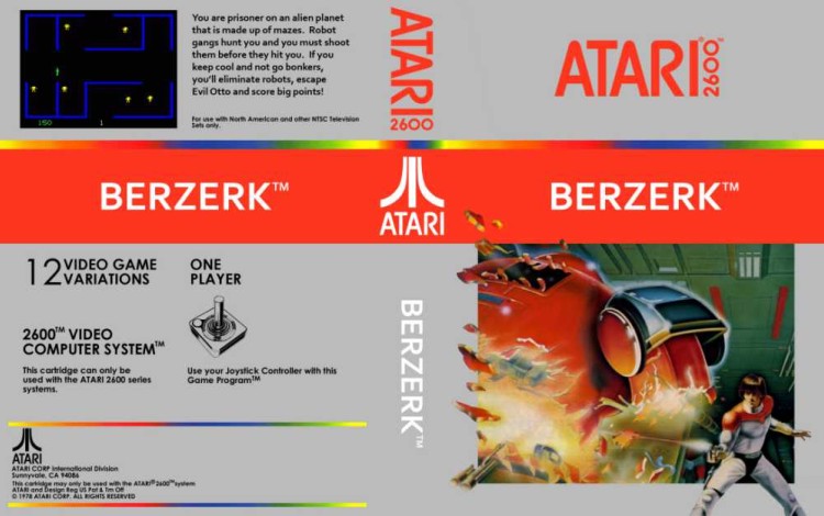 Berzerk - Atari 2600 | VideoGameX