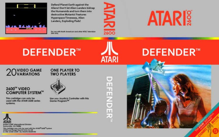 Defender - Atari 2600 | VideoGameX