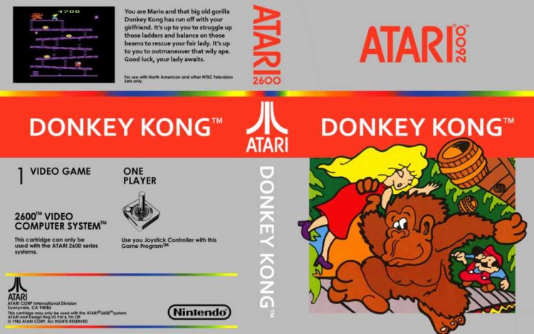Donkey Kong - Atari 2600 | VideoGameX