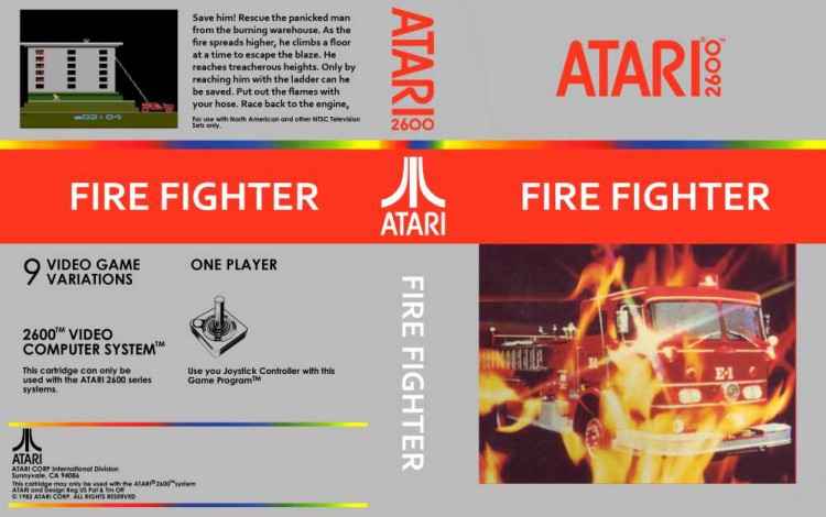 Fire Fighter - Atari 2600 | VideoGameX