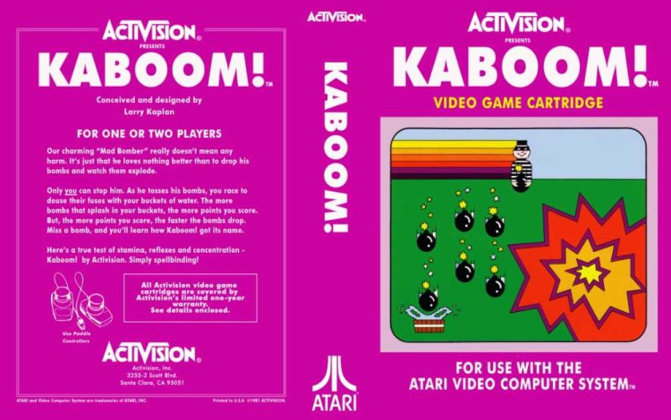 Kaboom! - Atari 2600 | VideoGameX