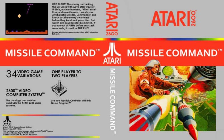 Missile Command - Atari 2600 | VideoGameX