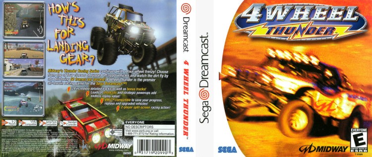 4 Wheel Thunder - Sega Dreamcast | VideoGameX