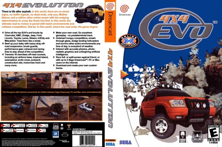 4x4 Evolution - Sega Dreamcast | VideoGameX
