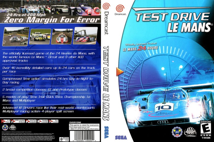 Test Drive Le Mans - Sega Dreamcast | VideoGameX