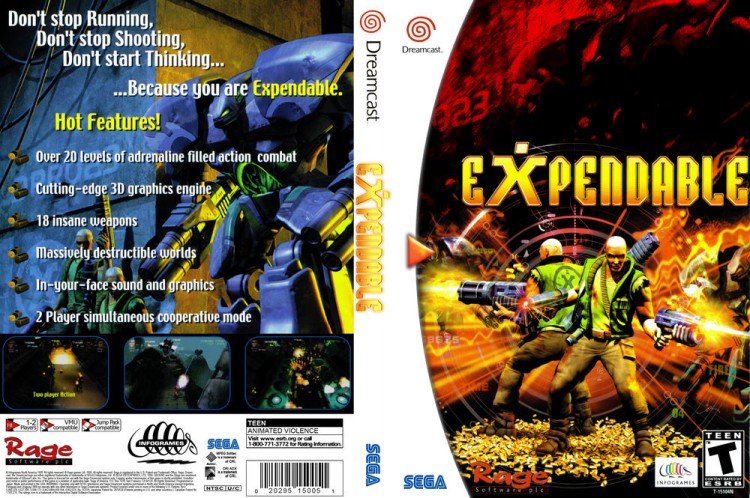Expendable - Sega Dreamcast | VideoGameX